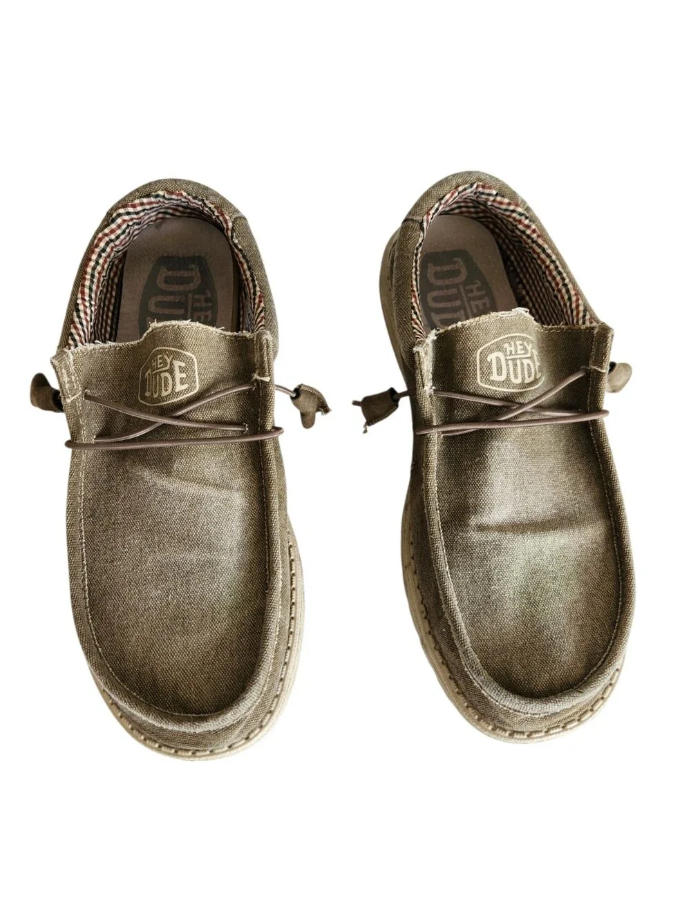 Hey Dude Wally Slip On Canvas Boat Shoe Men's Size 10